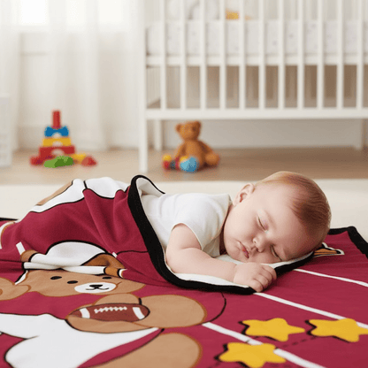 NFL Arizona Cardinals Baby Size Plush Blanket - Officially Licensed My Store Fan Gear - Apparel category - Fan Trendz