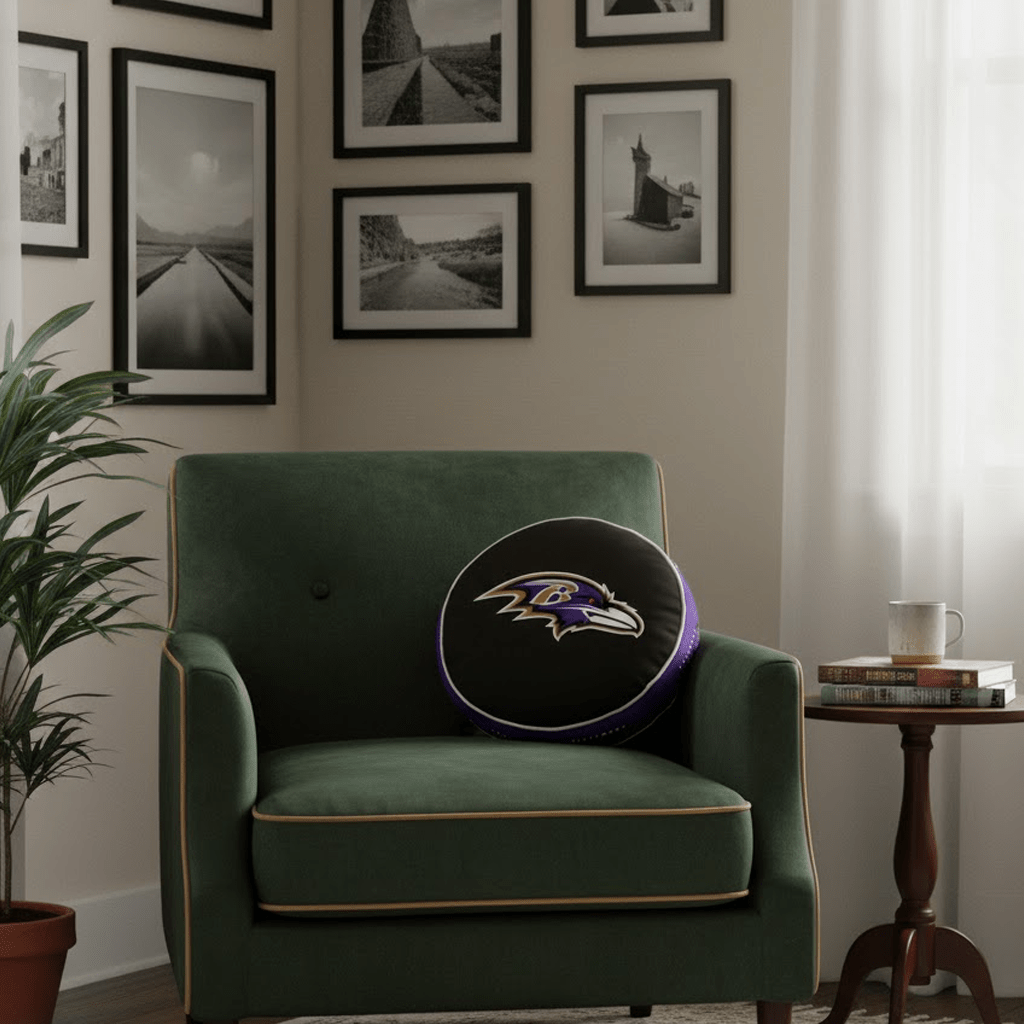 NFL Baltimore Ravens - Cloud Soft "Puff" Pillow - Fan Trendz