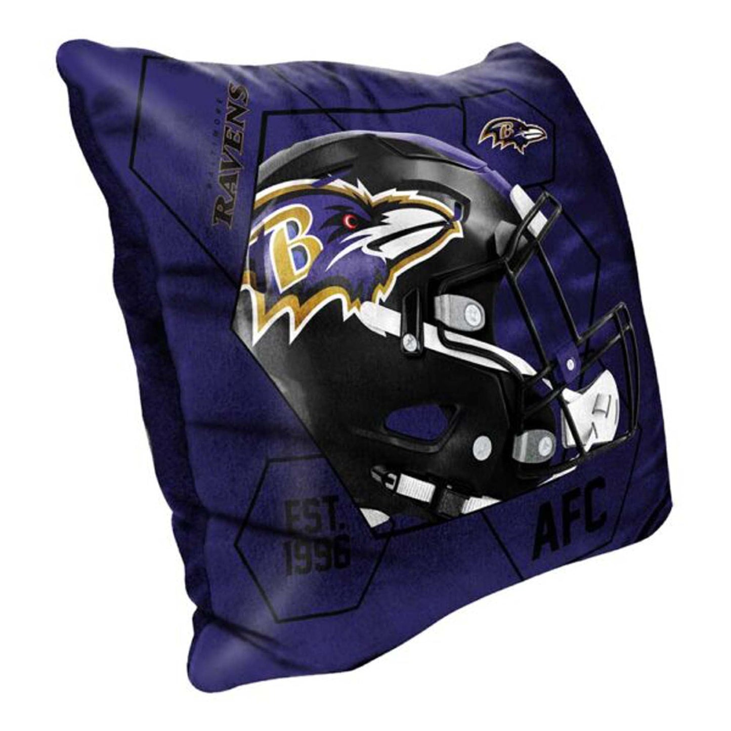 NFL Baltimore Ravens Velvet Plush 18x18" CUSHION - Officially Licensed My Store Fan Gear - Apparel category - Fan Trendz