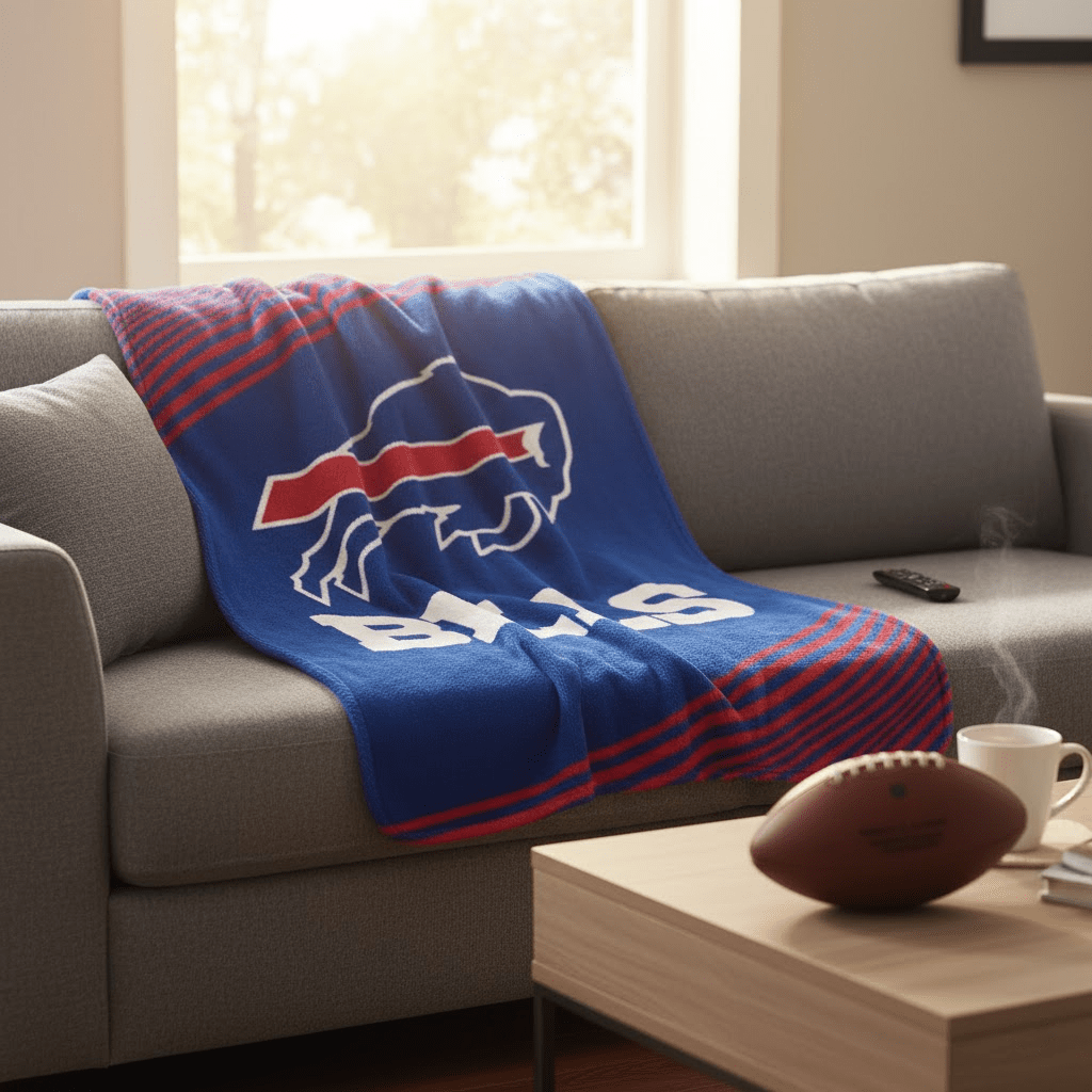 NFL Buffalo Bills 60x80, Plush Blanket - Officially Licensed My Store Fan Gear - Apparel category - Fan Trendz