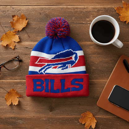 NFL Buffalo Bills, Ball Ornament with Beanie Inside - Officially Licensed My Store Fan Gear - Apparel category - Fan Trendz