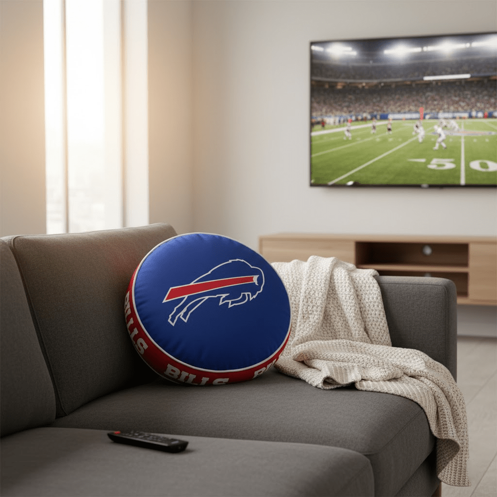 NFL Buffalo Bills - Cloud Soft "Puff" Pillow - Officially Licensed My Store Fan Gear - Apparel category - Fan Trendz