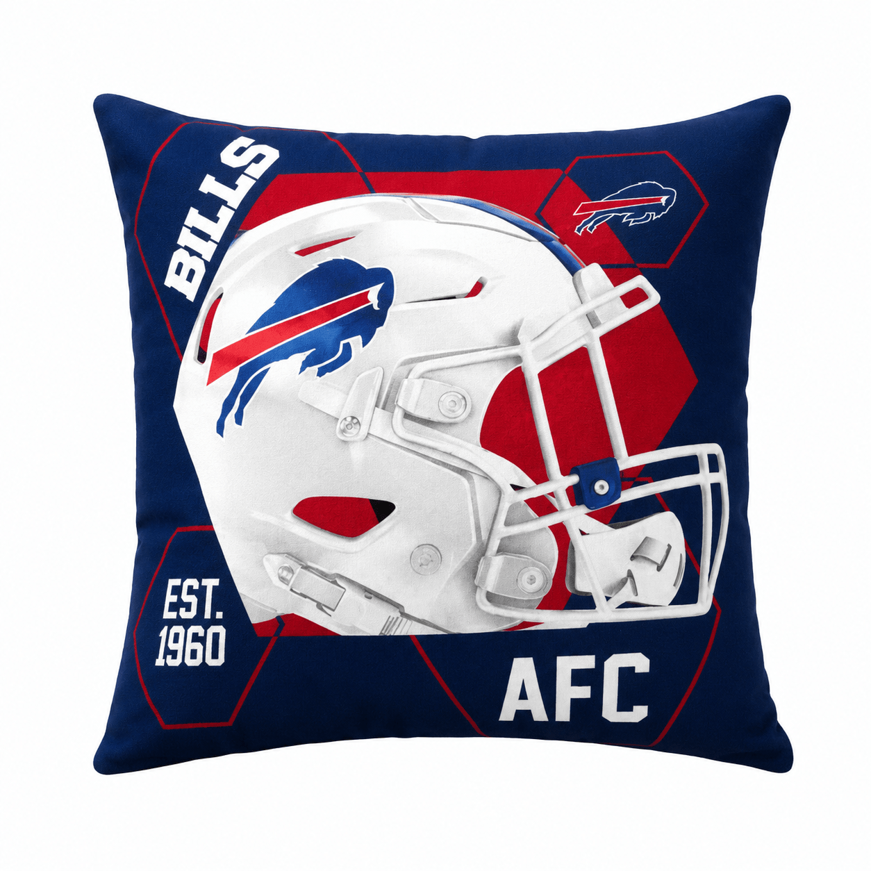 NFL Buffalo Bills Velvet Plush CUSHION - Officially Licensed My Store Fan Gear - Apparel category - Fan Trendz