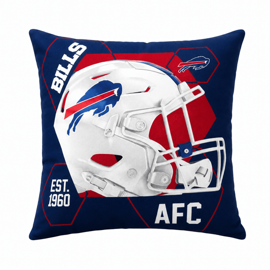 NFL Buffalo Bills Velvet Plush CUSHION - Officially Licensed My Store Fan Gear - Apparel category - Fan Trendz