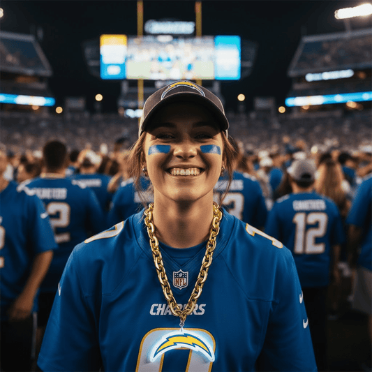 NFL Chargers, Light up Big Logo Fan Chain - Officially Licensed My Store Fan Gear - Apparel category - Fan Trendz