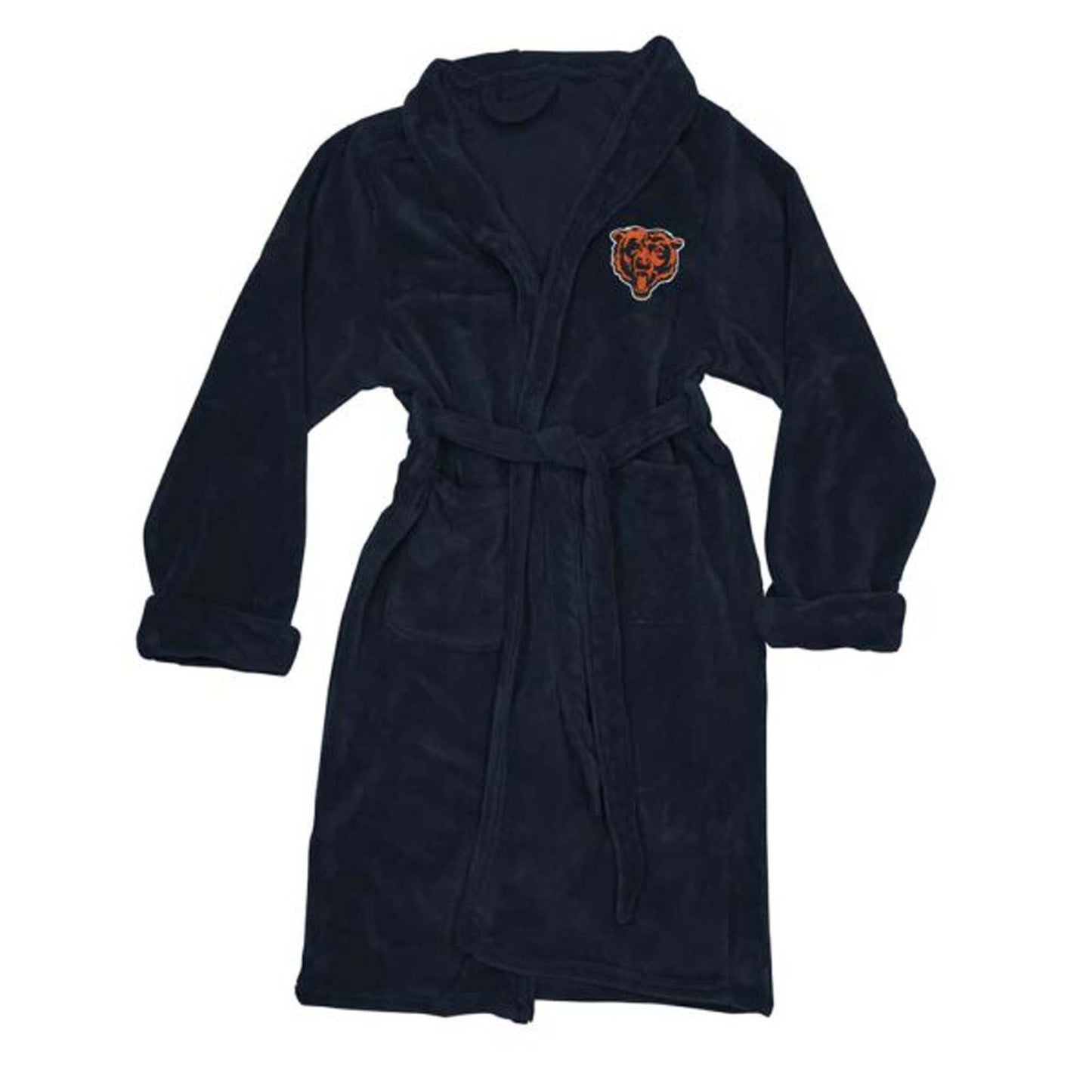 NFL Chicago Bears Plush ROBE, Team Logo Embroidered - Officially Licensed My Store Fan Gear - Apparel category - Fan Trendz