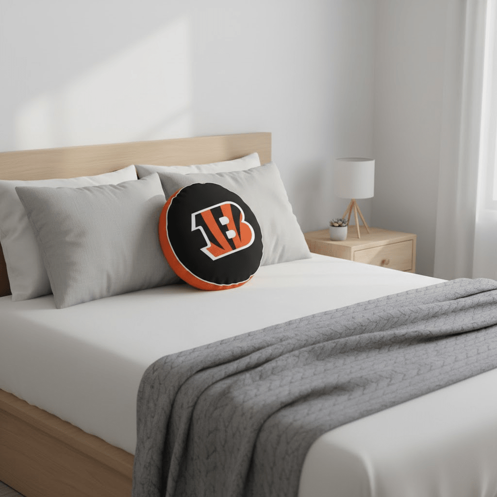 NFL Cincinnati Bengals - Cloud Soft "Puff" Pillow - Officially Licensed My Store Fan Gear - Apparel category - Fan Trendz