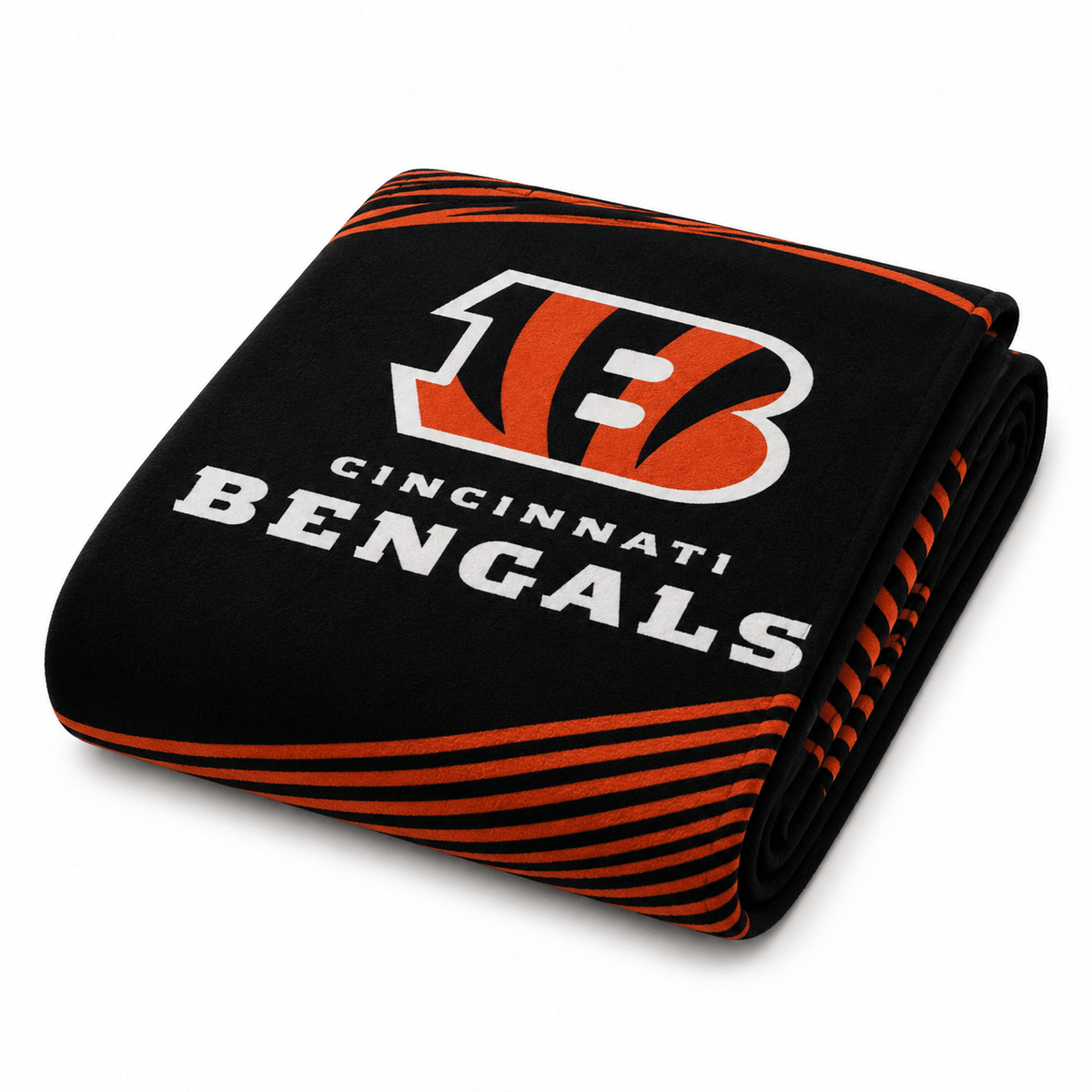 NFL Cincinnati Bengals Queen Size Plush Blanket - Officially Licensed My Store Fan Gear - Apparel category - Fan Trendz