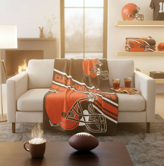 NFL Cleveland Browns 60 x 80" Plush Blanket - Fan Trendz