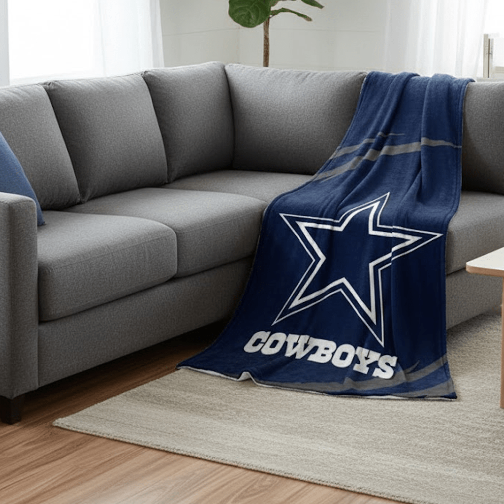 NFL Dallas Cowboys 60 x 80 Plush Blanket - Officially Licensed My Store Fan Gear - Apparel category - Fan Trendz