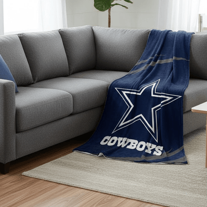 NFL Dallas Cowboys 60 x 80 Plush Blanket - Officially Licensed My Store Fan Gear - Apparel category - Fan Trendz