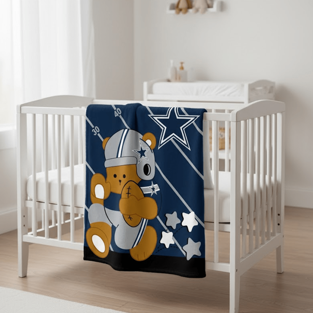 NFL Dallas Cowboys Baby Size Plush Blanket - Officially Licensed My Store Fan Gear - Apparel category - Fan Trendz
