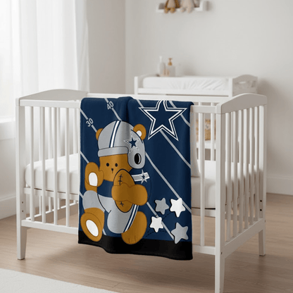 NFL Dallas Cowboys Baby Size Plush Blanket - Officially Licensed My Store Fan Gear - Apparel category - Fan Trendz