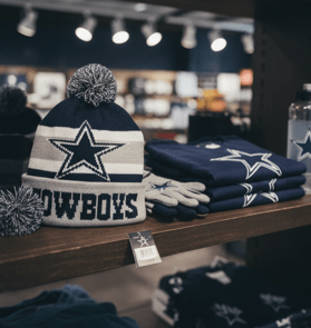NFL Dallas Cowboys, Ball Ornament with Beanie Inside - Officially Licensed My Store Fan Gear - Apparel category - Fan Trendz