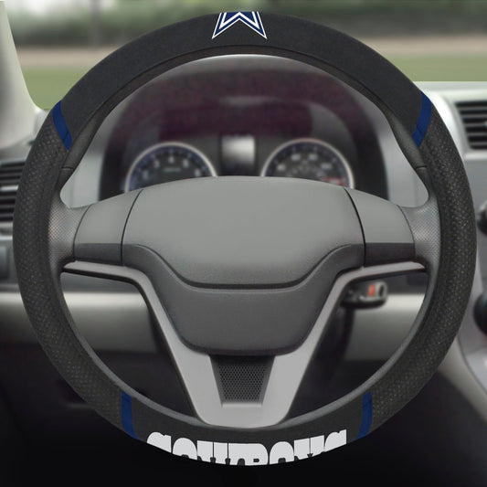 NFL Dallas Cowboys, Embroidered Steering Wheel Cover - Officially Licensed My Store Fan Gear - Apparel category - Fan Trendz