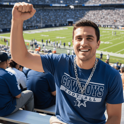 NFL Dallas Cowboys, Licensed Foam Chain (Import) - Officially Licensed My Store Fan Gear - Apparel category - Fan Trendz