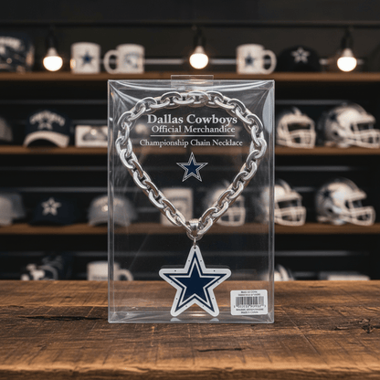 NFL Dallas Cowboys, Licensed Foam Chain (Import) - Officially Licensed My Store Fan Gear - Apparel category - Fan Trendz