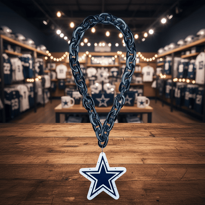 NFL Dallas Cowboys, Light up Big Logo Fan Chain - Officially Licensed My Store Fan Gear - Apparel category - Fan Trendz