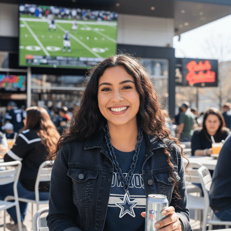 NFL Dallas Cowboys, Light up Big Logo Fan Chain - Fan Trendz