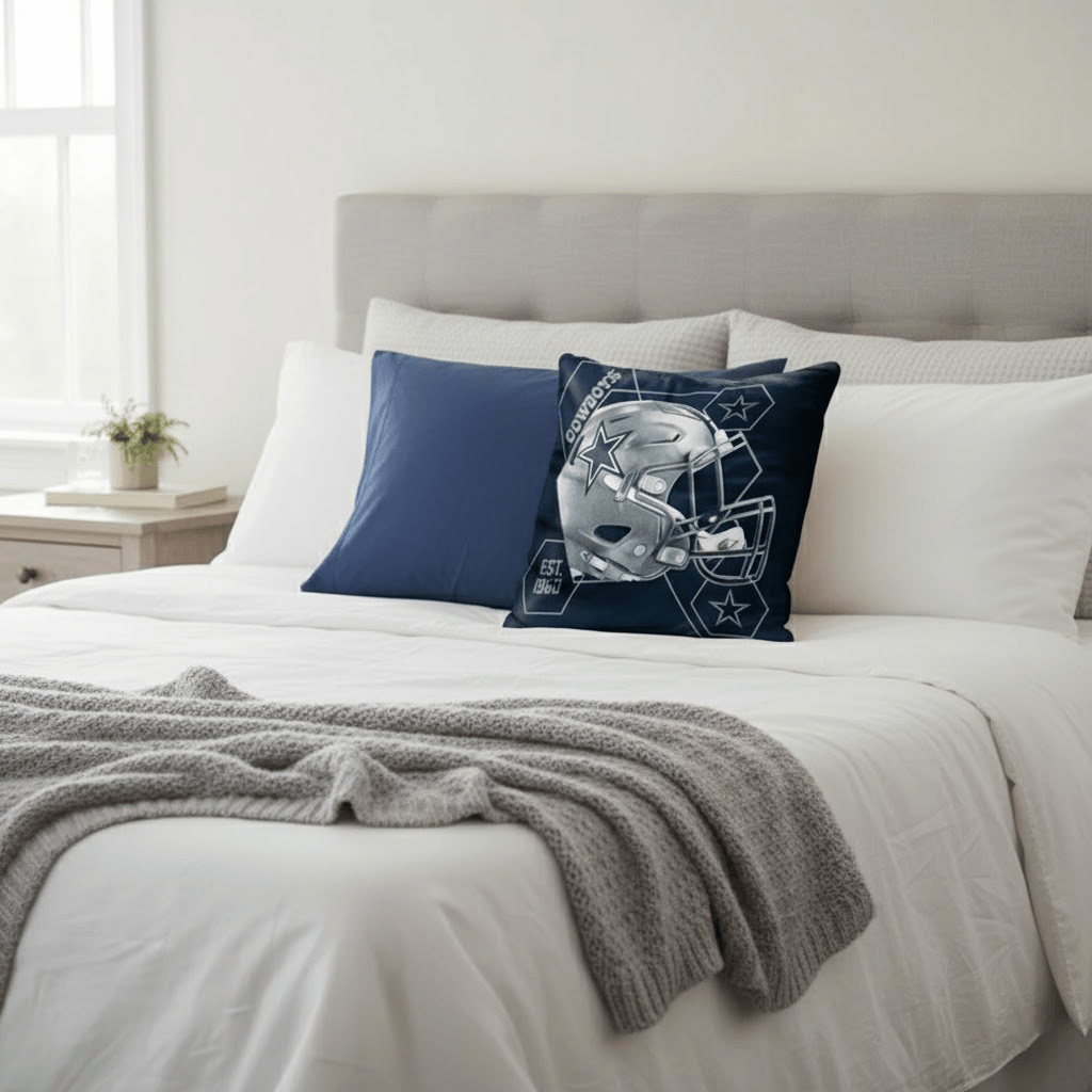 NFL Dallas Cowboys Velvet Plush 18x18" CUSHION - Officially Licensed My Store Fan Gear - Apparel category - Fan Trendz