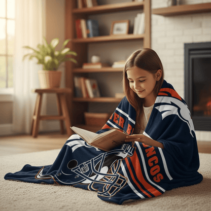 NFL Denver Broncos 60 x 80 Plush Blanket - Officially Licensed My Store Fan Gear - Apparel category - Fan Trendz