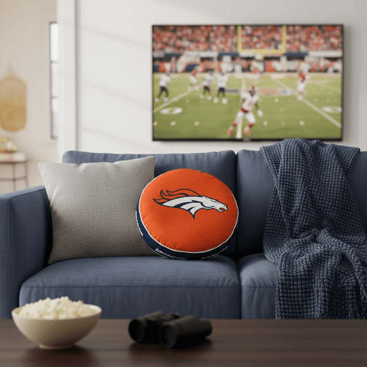 NFL Denver Broncos - Cloud Soft "Puff" Pillow - Officially Licensed My Store Fan Gear - Apparel category - Fan Trendz