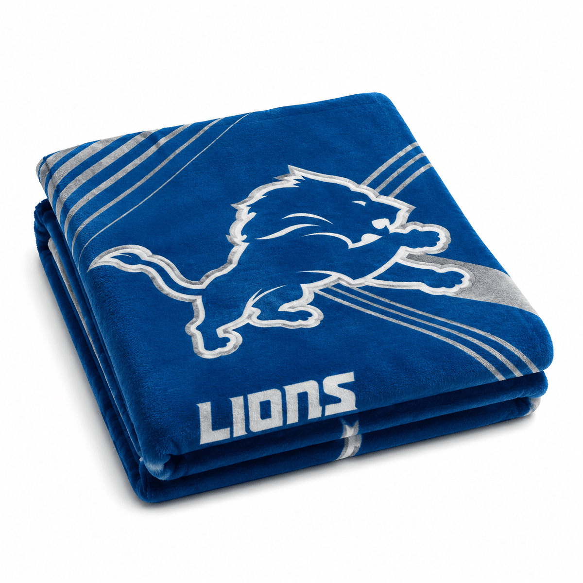 NFL Detriot Lions Plush Blanket - Officially Licensed My Store Fan Gear - Apparel category - Fan Trendz