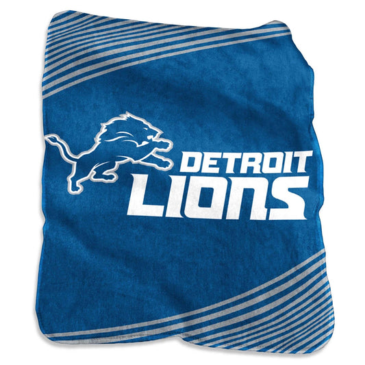 NFL Detroit Lions Queen Size Plush Blanket - Fan Trendz