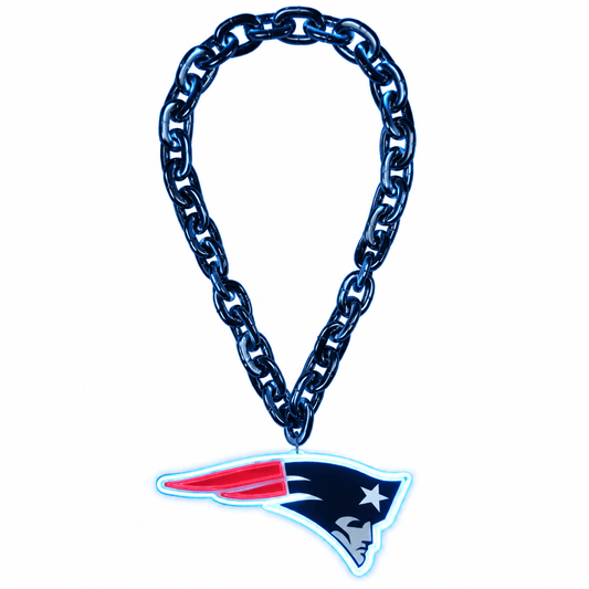 NFL England Patriots, Light up Big Logo Fan Chain - Officially Licensed My Store Fan Gear - Apparel category - Fan Trendz