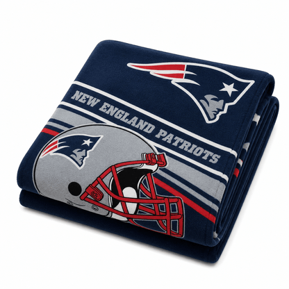 NFL England Patriots Plush Blanket - Officially Licensed My Store Fan Gear - Apparel category - Fan Trendz