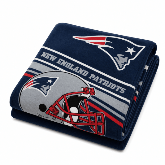 NFL England Patriots Plush Blanket - Officially Licensed My Store Fan Gear - Apparel category - Fan Trendz