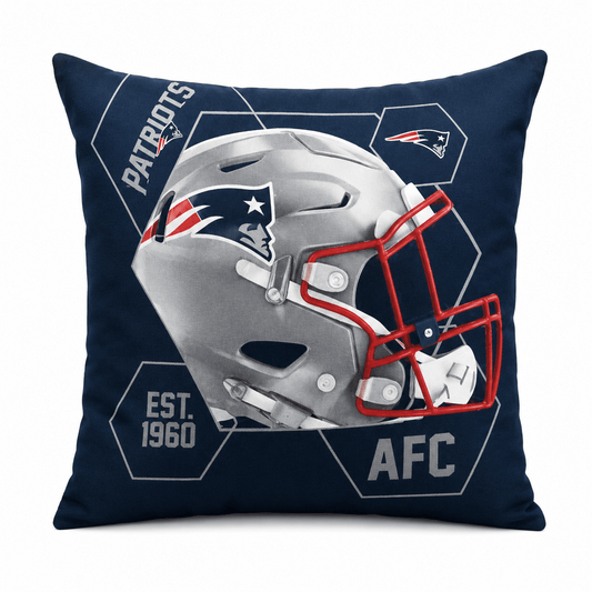 NFL England Patriots Velvet Plush CUSHION - Officially Licensed My Store Fan Gear - Apparel category - Fan Trendz