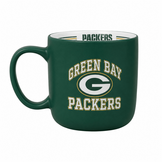 NFL Green Bay Packers 15oz 'Stripe' Ceramic Mug - Officially Licensed My Store Fan Gear - Apparel category - Fan Trendz