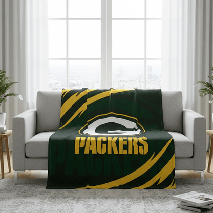 NFL Green Bay Packers 60 x 80" Plush Blanket - Officially Licensed My Store Fan Gear - Apparel category - Fan Trendz