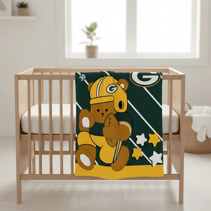 NFL Green Bay Packers Baby Plush Blanket - Officially Licensed My Store Fan Gear - Apparel category - Fan Trendz
