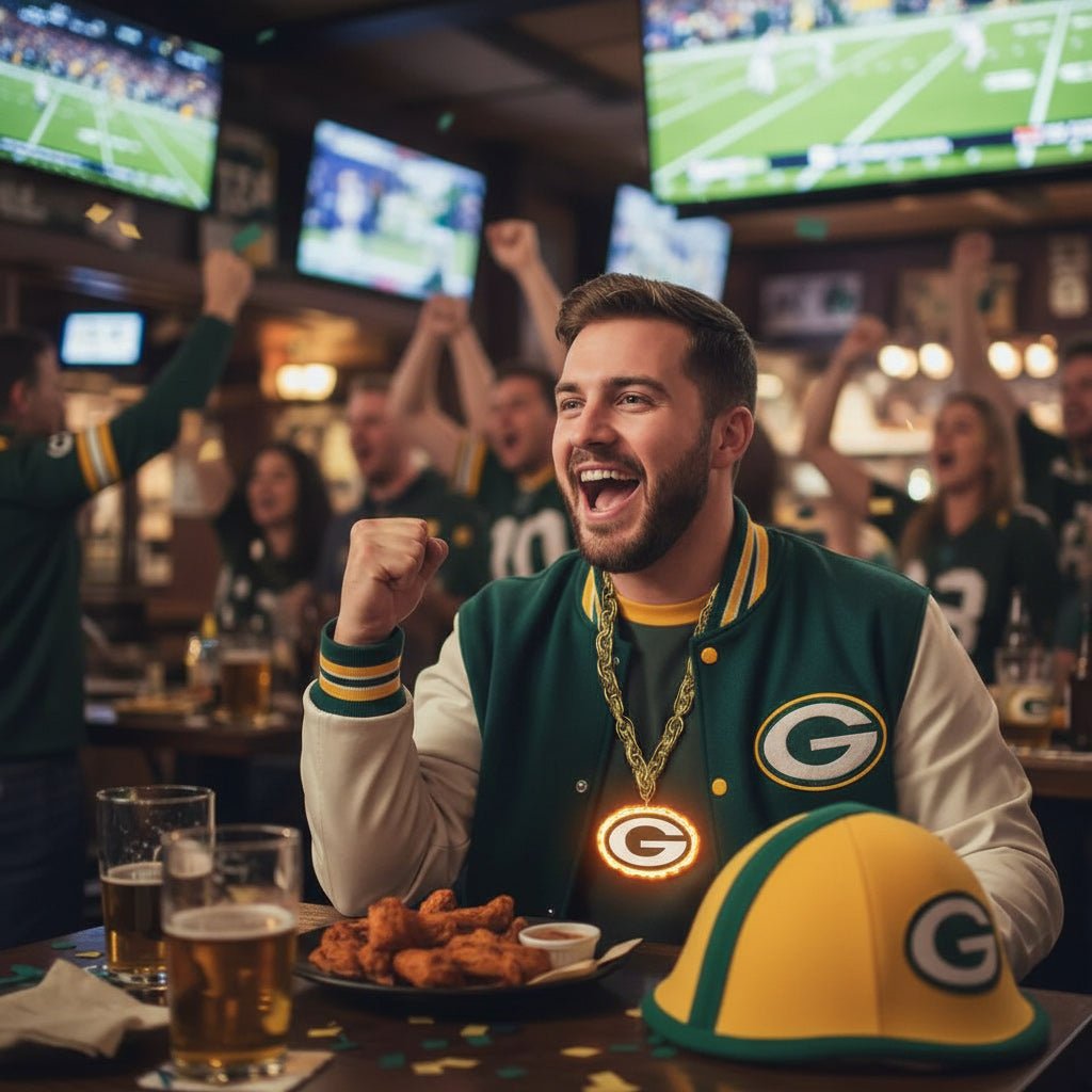 NFL Green Bay PackersPackers, Light up Big Logo Fan Chain - Officially Licensed My Store Fan Gear - Apparel category - Fan Trendz