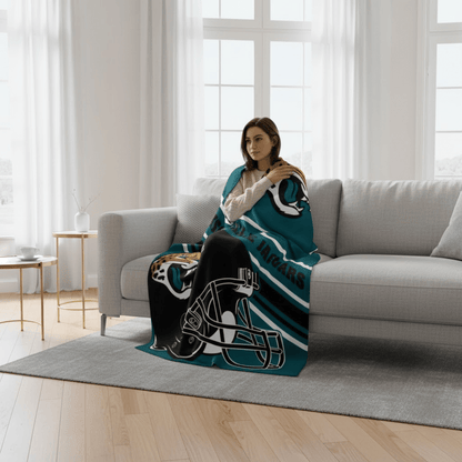 NFL Jacksonville Jaguars 60 x 80" Plush Blanket - Officially Licensed My Store Fan Gear - Apparel category - Fan Trendz