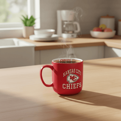 NFL Kansas City Chiefs 15oz 'Stripe' Ceramic Mug - Fan Trendz