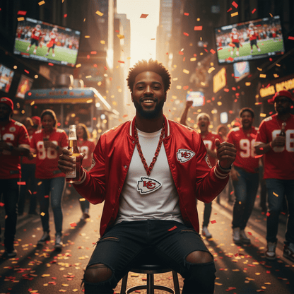 NFL Kansas City Chiefs, Licensed Foam Chain (Import) - Officially Licensed My Store Fan Gear - Apparel category - Fan Trendz
