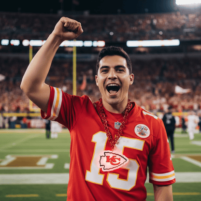 NFL Kansas City Chiefs, Light up Big Logo Fan Chain - Officially Licensed My Store Fan Gear - Apparel category - Fan Trendz
