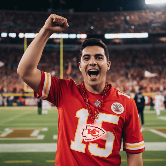NFL Kansas City Chiefs, Light up Big Logo Fan Chain - Officially Licensed My Store Fan Gear - Apparel category - Fan Trendz