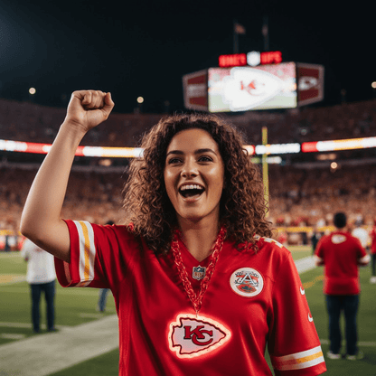NFL Kansas City Chiefs, Light up Big Logo Fan Chain - Officially Licensed My Store Fan Gear - Apparel category - Fan Trendz
