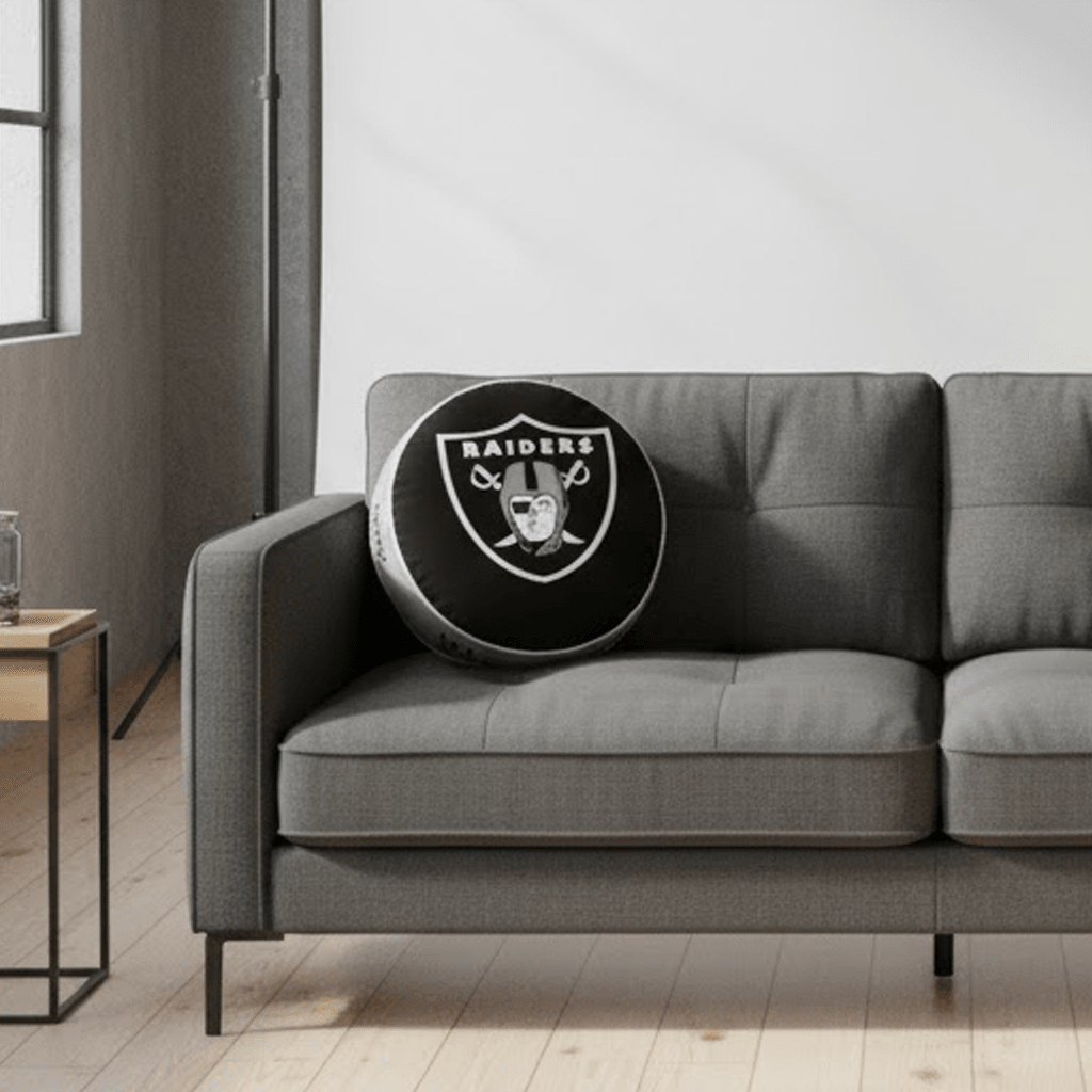 NFL LAS VEGAS Raiders - Cloud Soft "Puff" Pillow - Fan Trendz