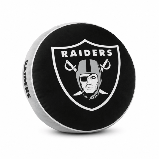 NFL LAS VEGAS Raiders - Cloud Soft "Puff" Pillow - Officially Licensed My Store Fan Gear - Apparel category - Fan Trendz