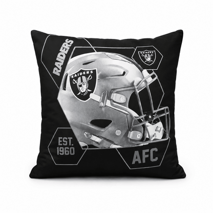 NFL Las Vegas Raiders Velvet Plush 18x18" CUSHION - Officially Licensed My Store Fan Gear - Apparel category - Fan Trendz
