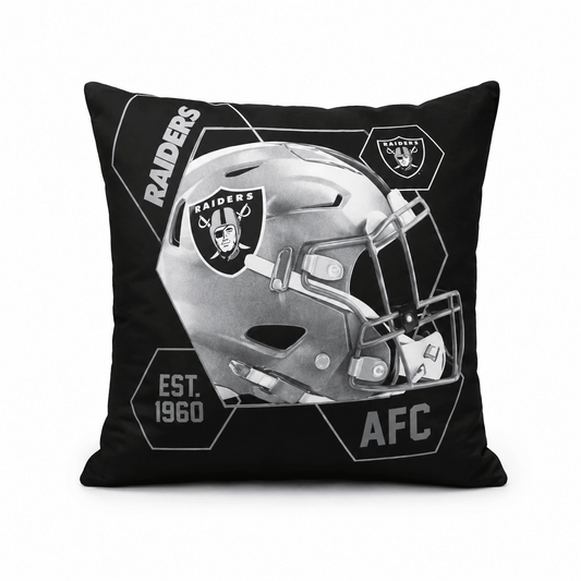 NFL Las Vegas Raiders Velvet Plush 18x18" CUSHION - Officially Licensed My Store Fan Gear - Apparel category - Fan Trendz