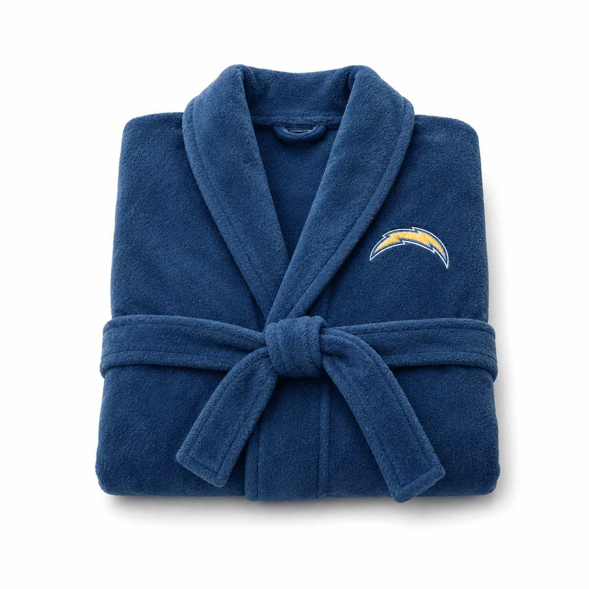 NFL Los Angeles Chargers Plush ROBE, Team Logo Embroidered - Officially Licensed My Store Fan Gear - Apparel category - Fan Trendz