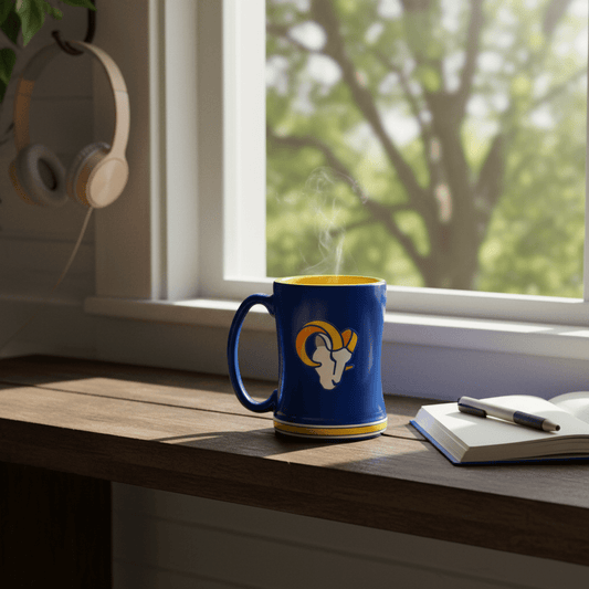 NFL Los Angeles Rams 14oz Embossed Ceramic Relief Mug - Fan Trendz