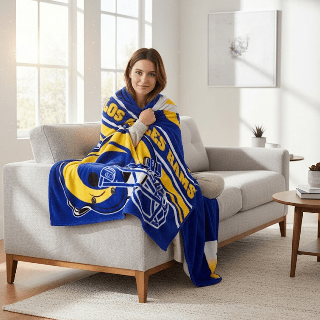 NFL Los Angeles Rams 60 x 80" Plush Blanket - Fan Trendz