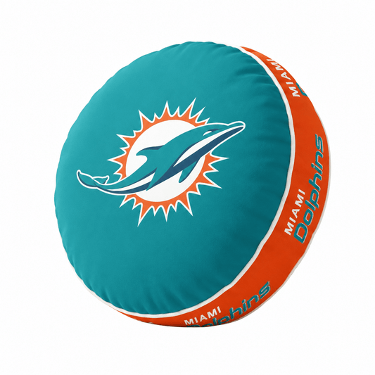 NFL Miami Dolphins - Cloud Soft "Puff" Pillow - Officially Licensed My Store Fan Gear - Apparel category - Fan Trendz